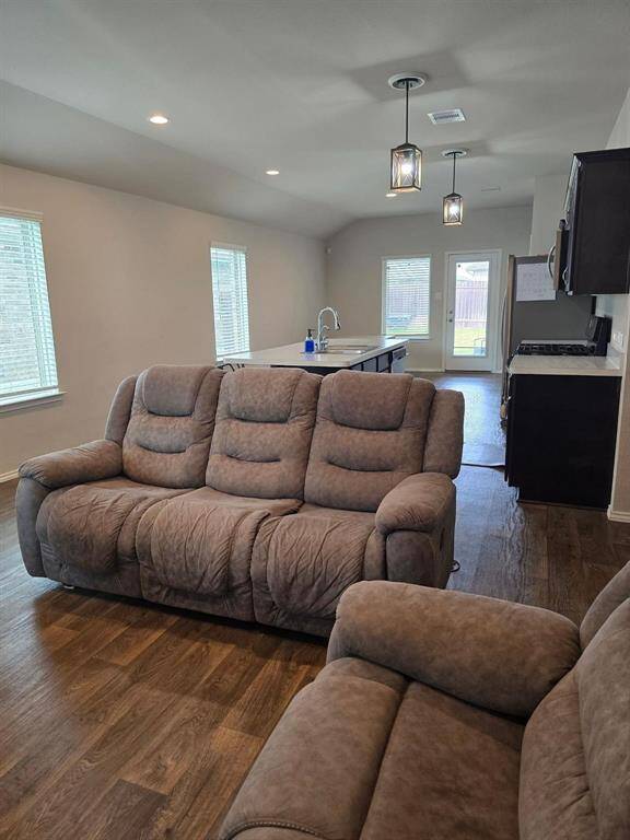 Living room from right side