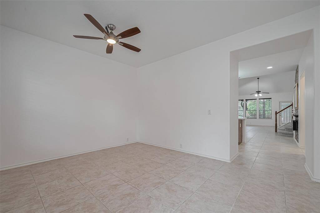 The dining area is seamlessly connected to the rest of the home.