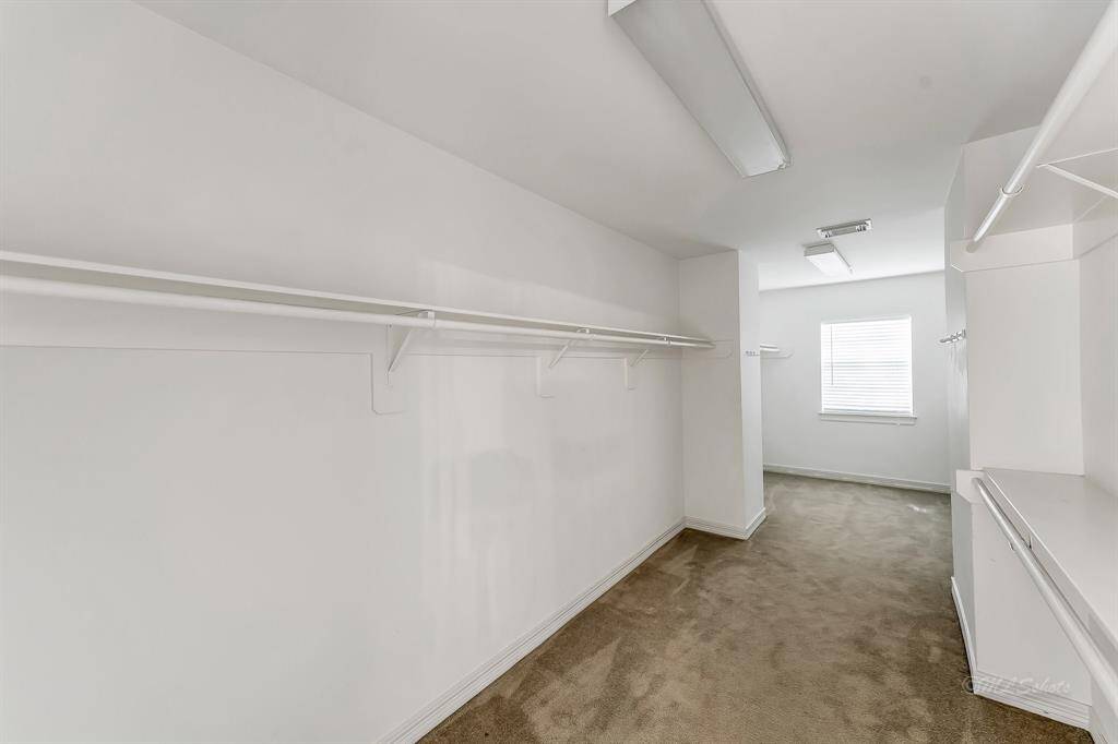 The closet in the master bedroom is nearly 160 sf!!