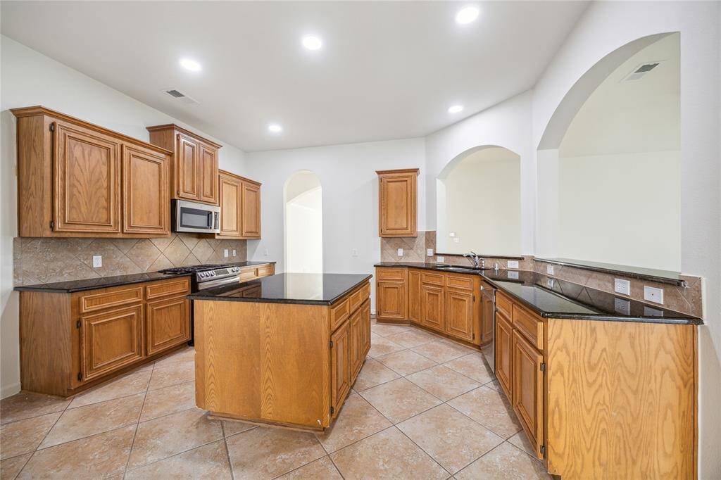Updated dishwasher and stove.