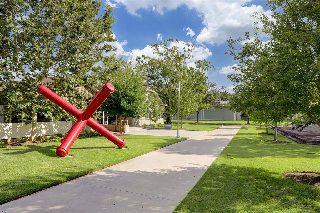 The Menil is a group of art buildings and green spaces nestled within the Montrose neighborhood.