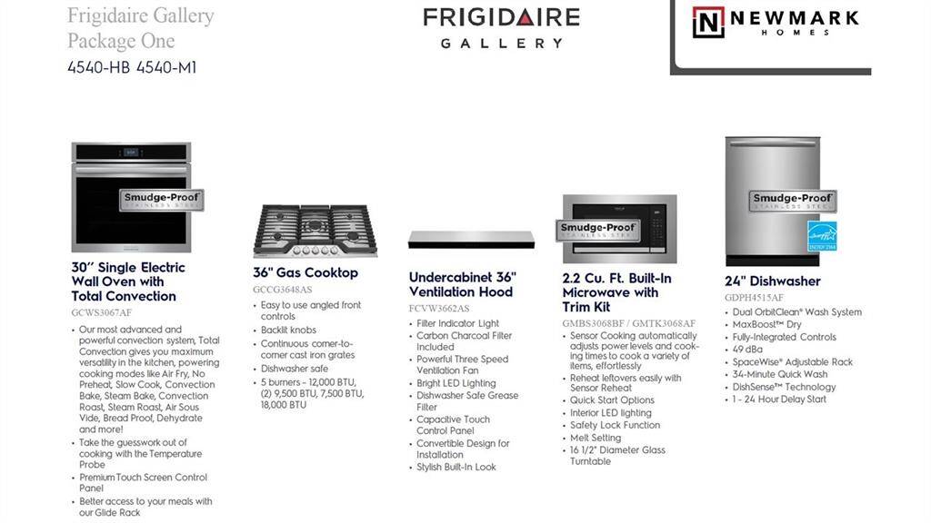 Built-in Appliance Package