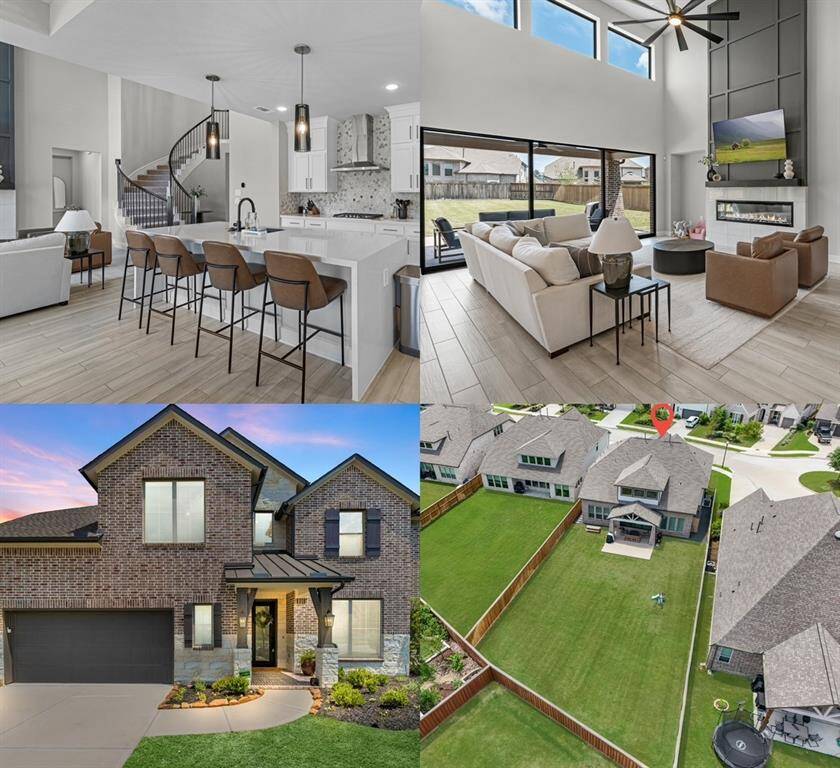 Stunning, modern home nestled on a private cul-de-sac with an oversized backyard!