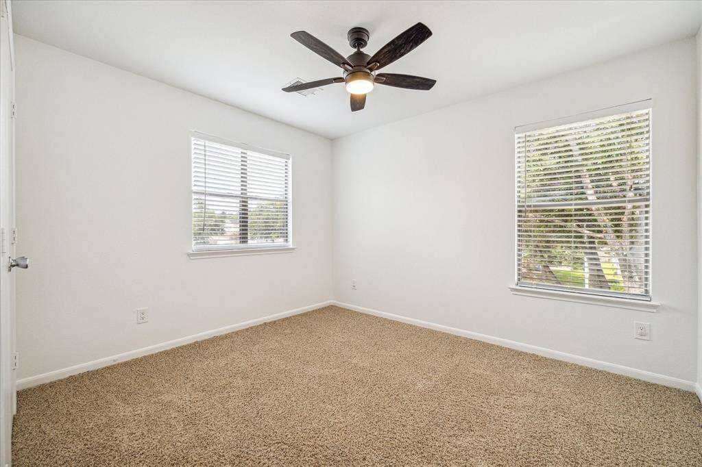 Corner bedroom with lots of natural light!