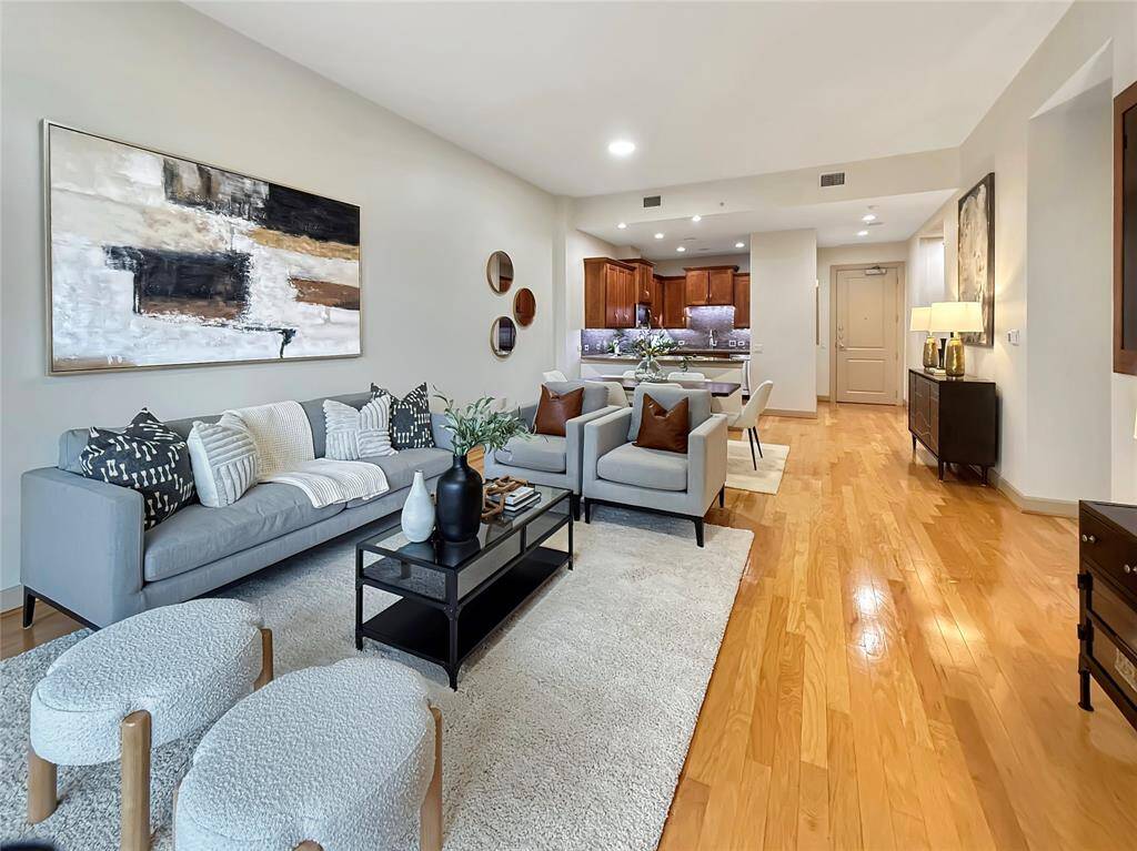 High ceilings, lots of natural light!