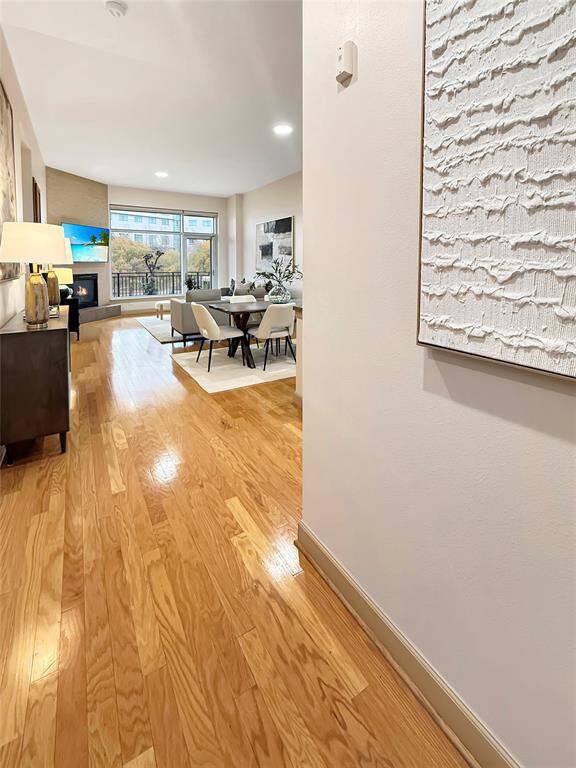 This unit is Conveniently located steps away from the elevator on the second floor with quick access to walking paths around the building.