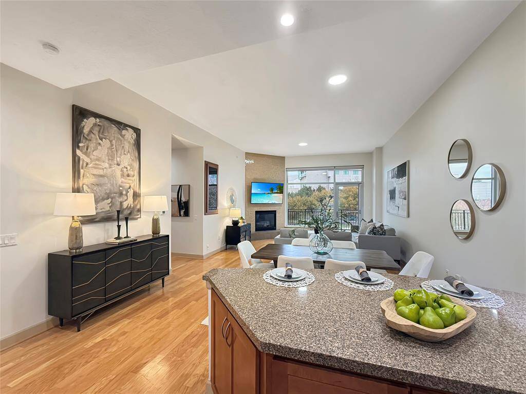 Open floor plan with spectacular views of the waterway.