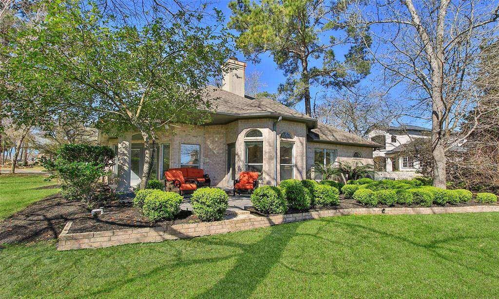 Lush landscaping and mature trees cover this gorgeous property. Nature lovers will enjoy time spent here.