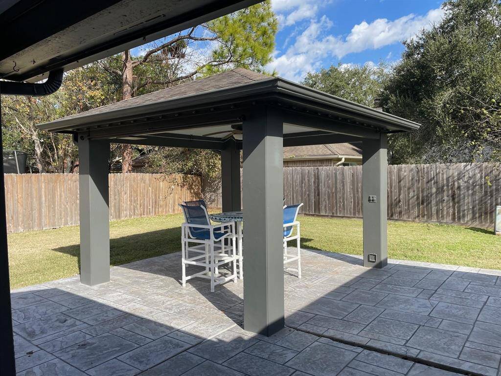 Covered Back patio to entertain and or relax