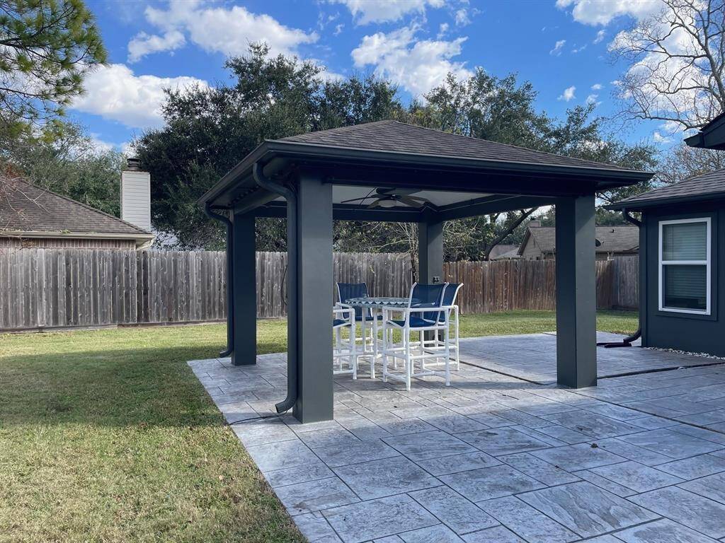 Covered Back patio to entertain and or relax