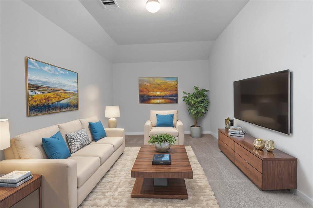 This photo is for illustrative purposes only and is not to be considered an exact replica of the finished home. Rendering does not match the finished product in terms of features, colors, landscaping, etc. Pricing, specifications, square footage and materials are subject to change at any time and without notice.
