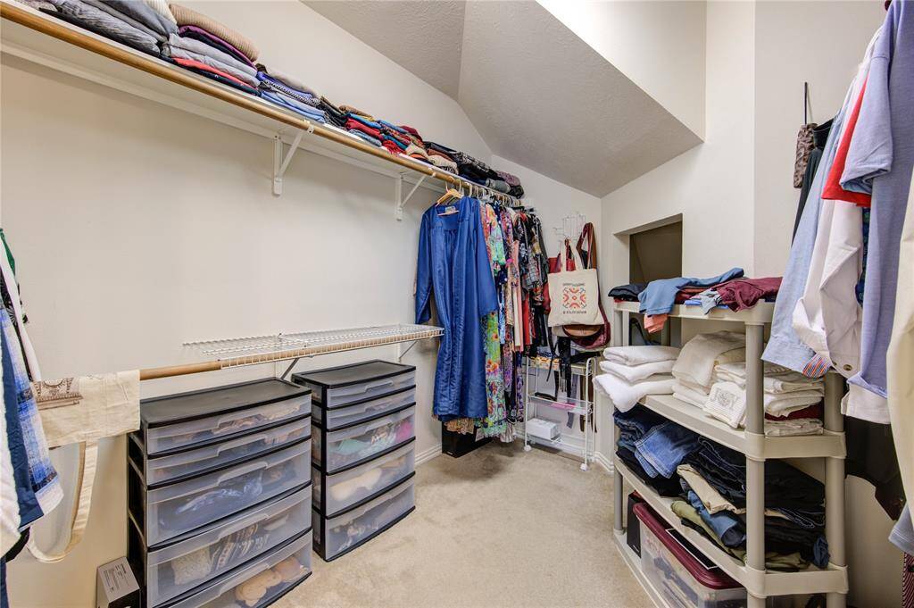 Primary closet