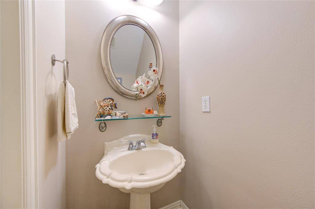 Half bath on first floor