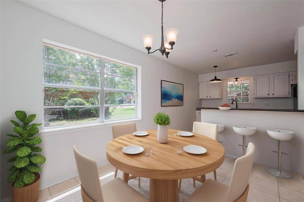 **virtually staged kitchen