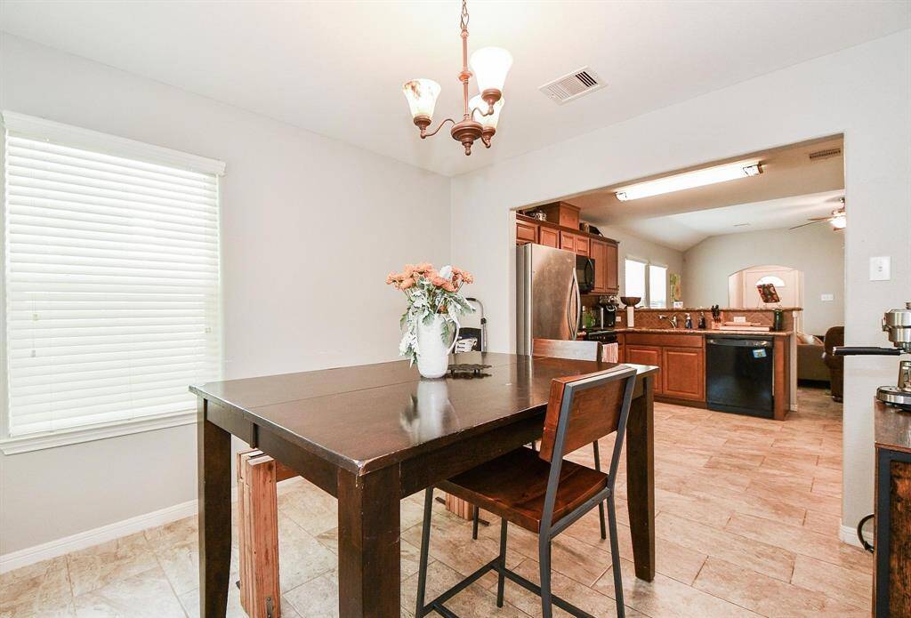 Enjoy your meals in your beautiful dining space,