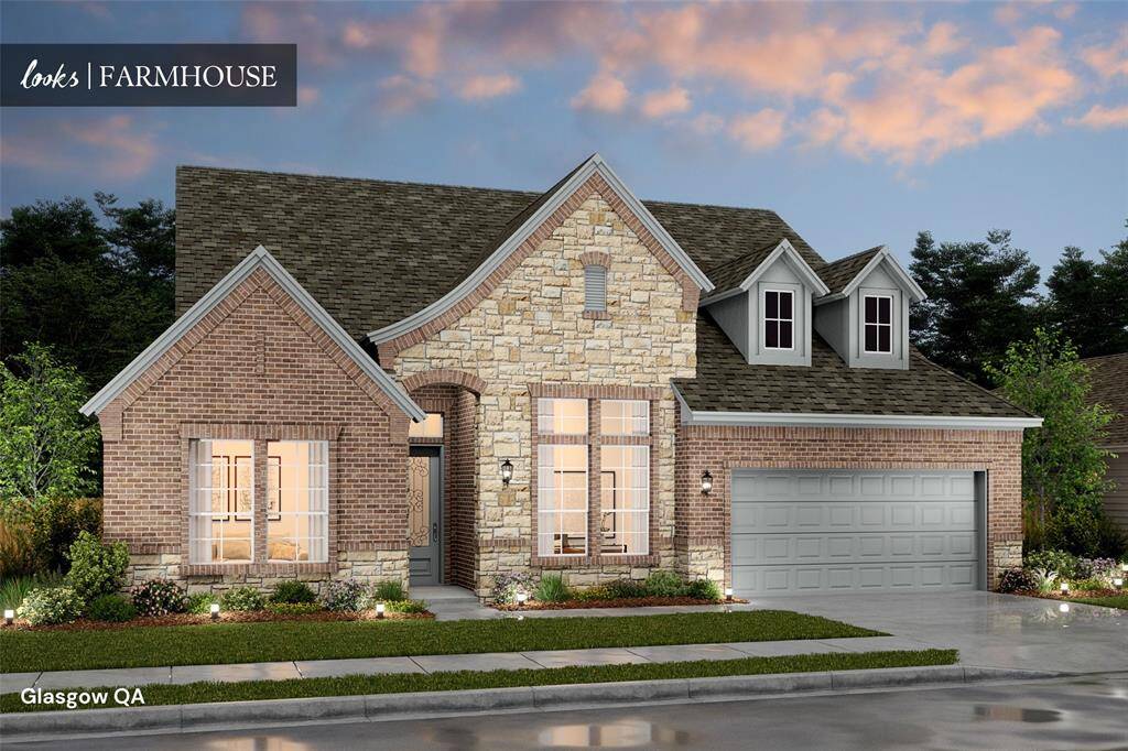 Lovely Glasgow home design with elevation QA built by K. Hovnanian Homes in beautiful Westland Ranch. (*Artist rendering used for illustration purposes only.)