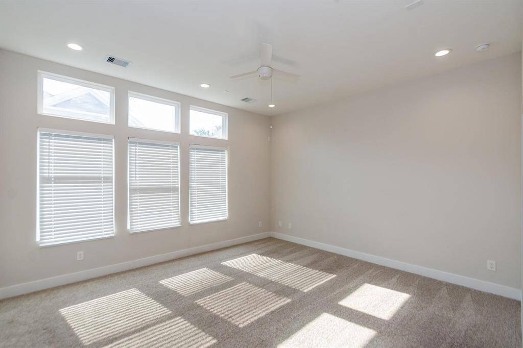 Plenty of natural lighting in the primary suite