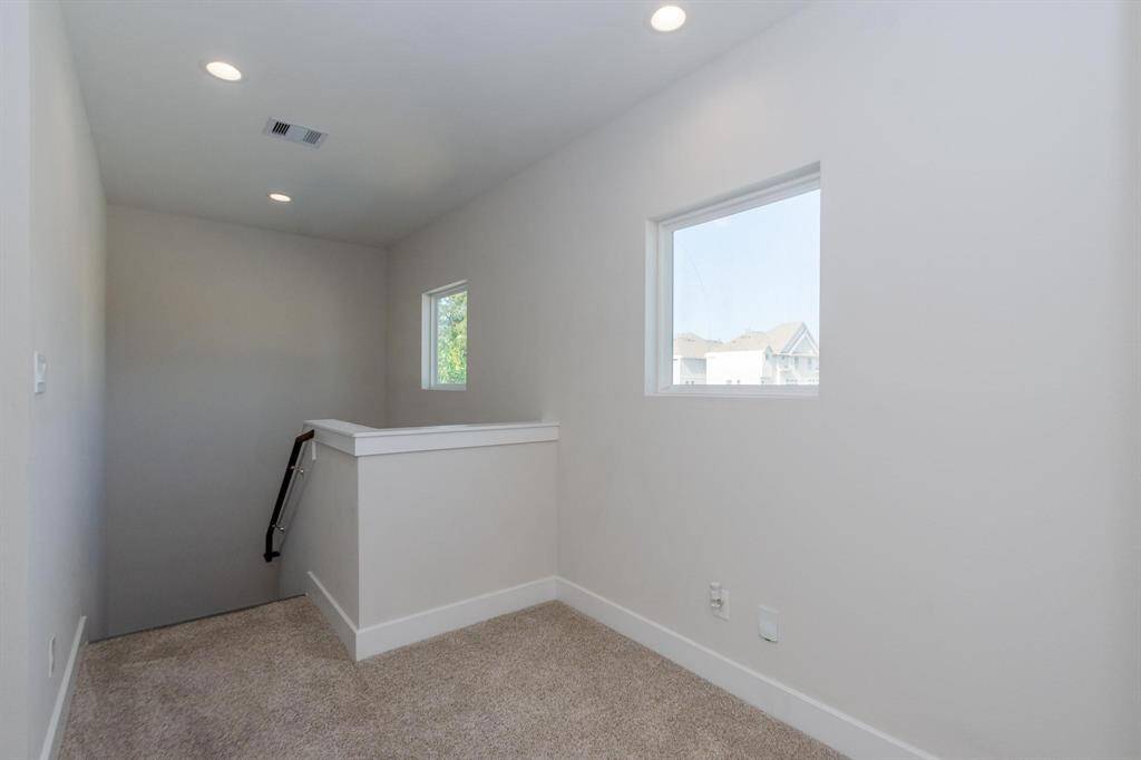 Large landing on second floor