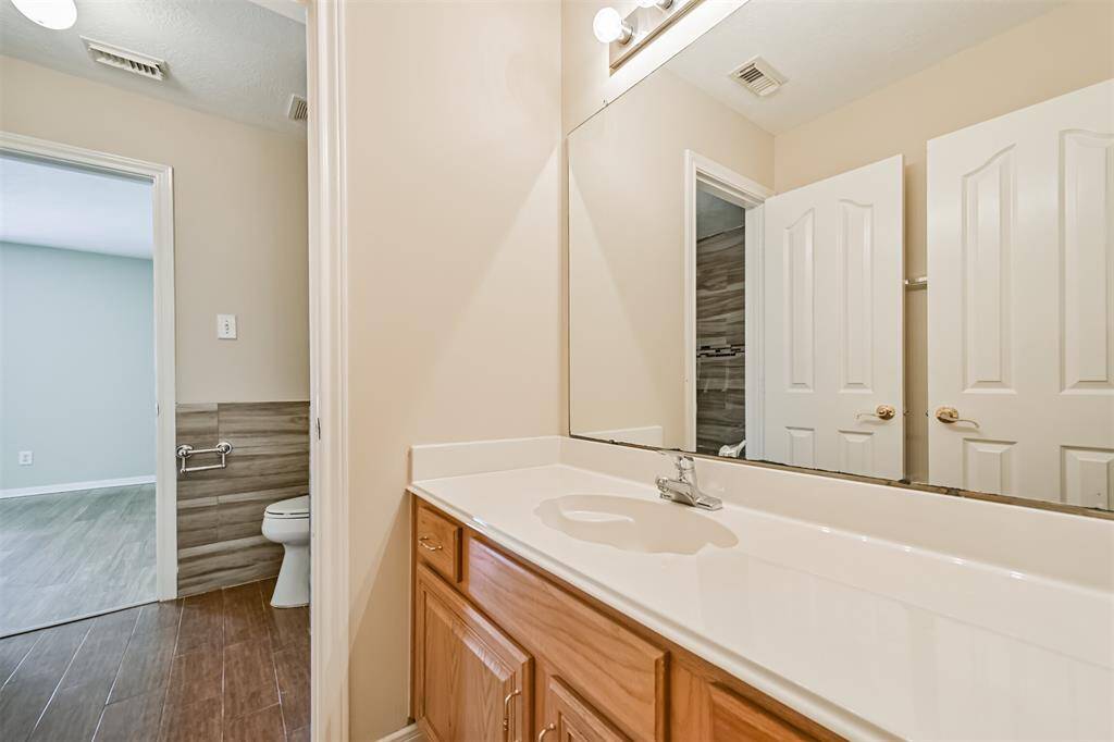 Jack and Jill bathroom