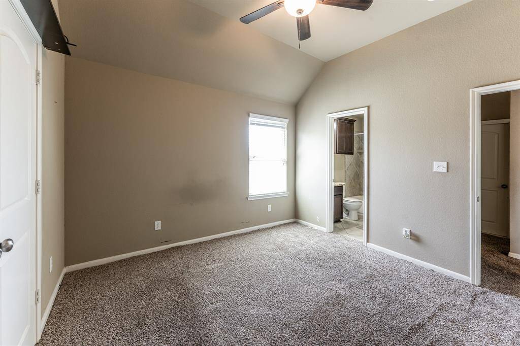 Upstairs primary with en suite