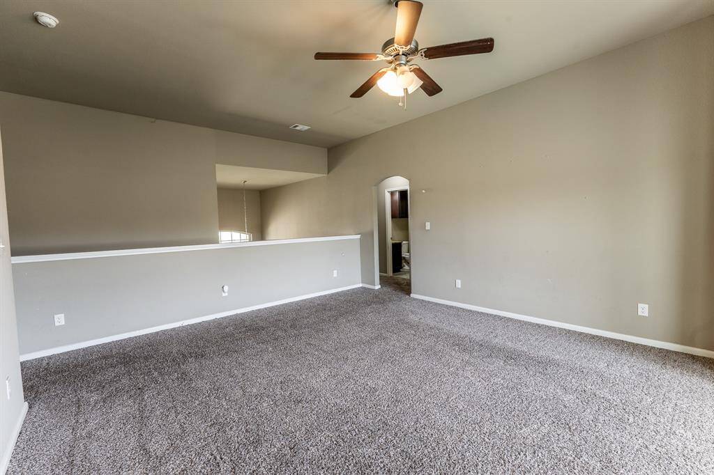 Upstairs game room
