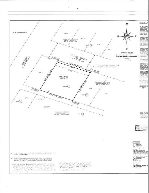 Unrestricted Reserve "A" Block 1 - Replat of LTS 2 & 3