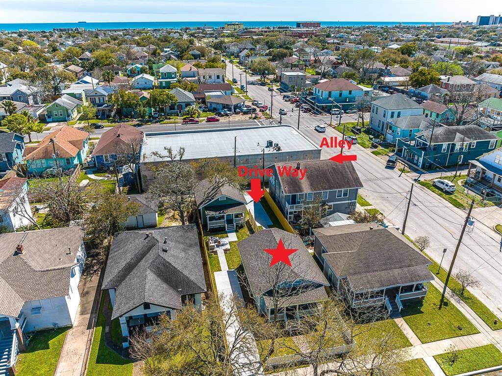 Rare opportunity to own two income producing properties on one lot! Featured on the hit TV show Restoring Galveston! All appliances, decor and furnishing are included.
