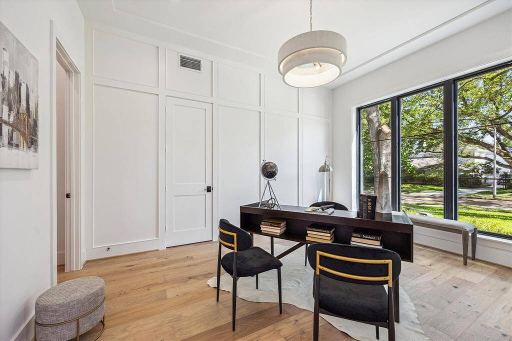 Plenty of light and storage in this study!