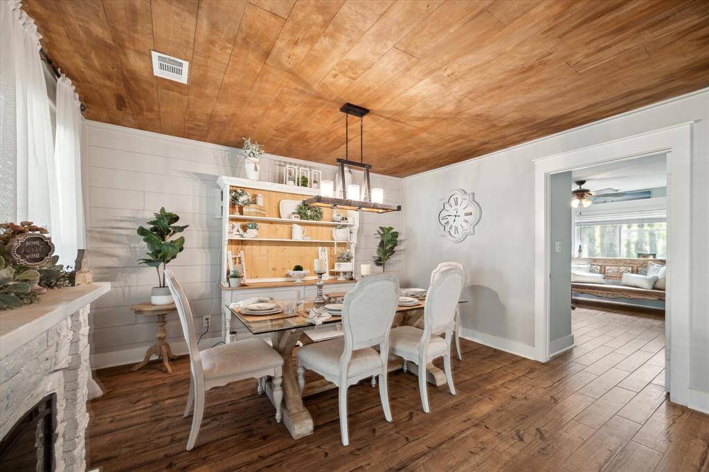 Formal dining room.