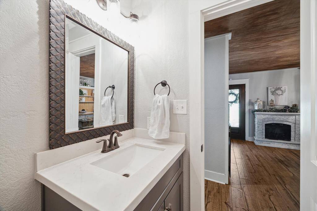 Powder bathroom.