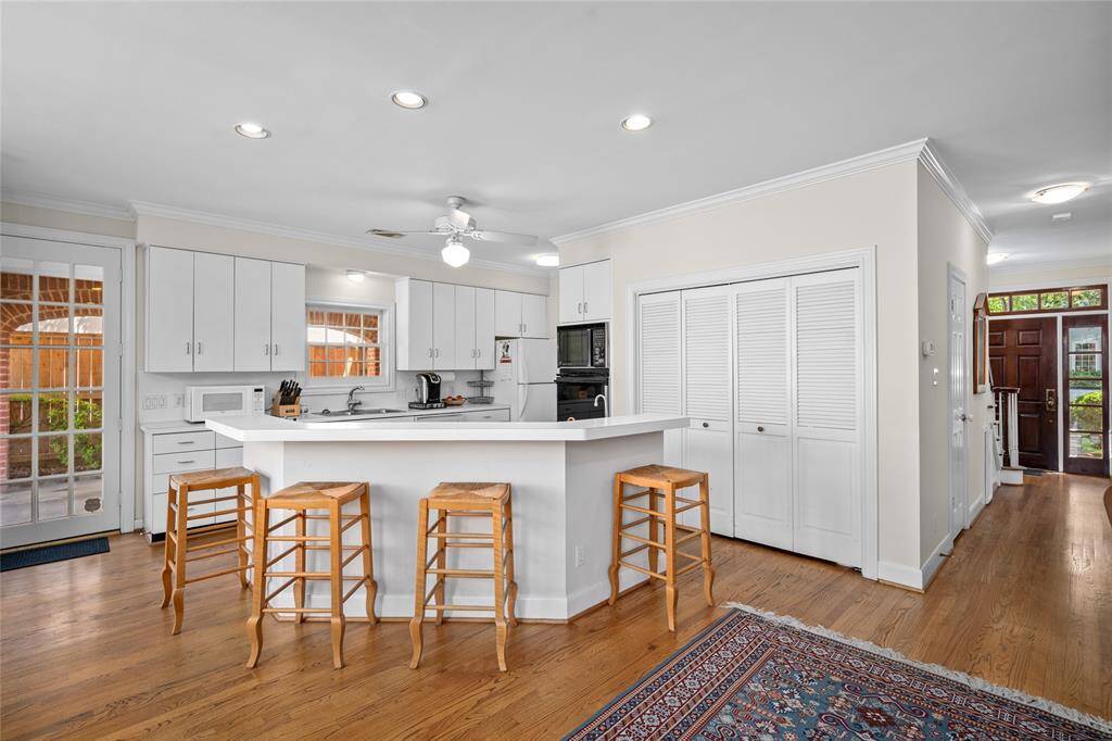 The kitchen has two sinks, great counter space and layout for entertaining.