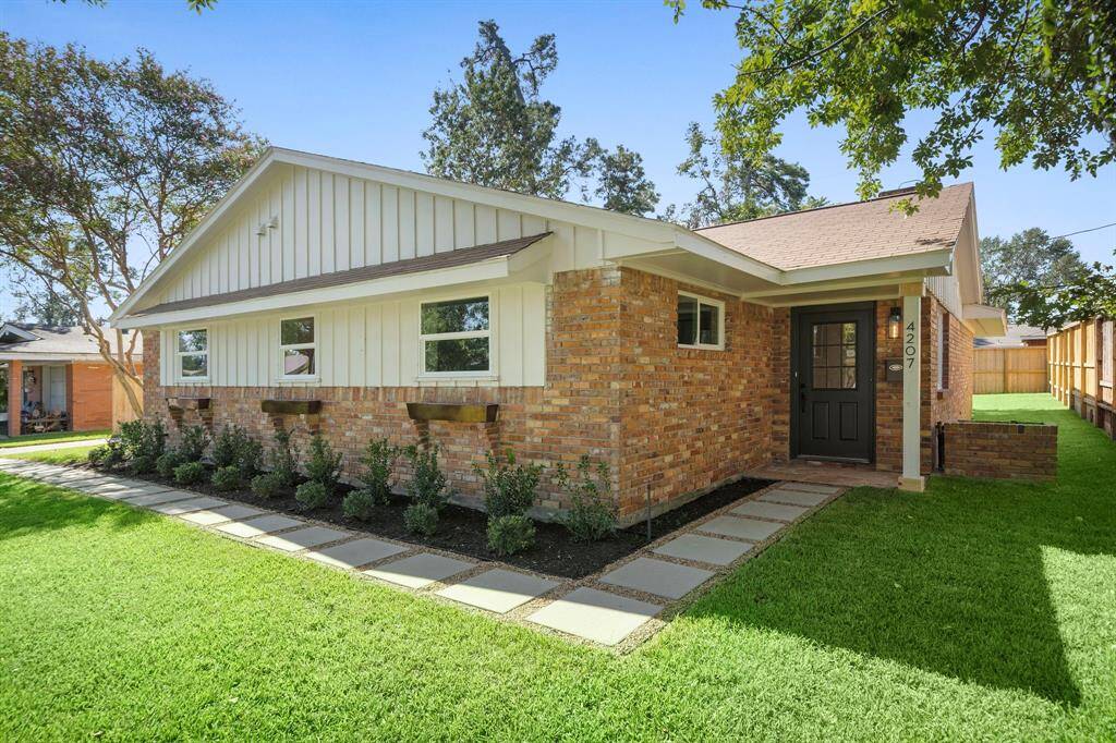 Curb appeal?....check! New sod and sprinkler system for easy maintenance.