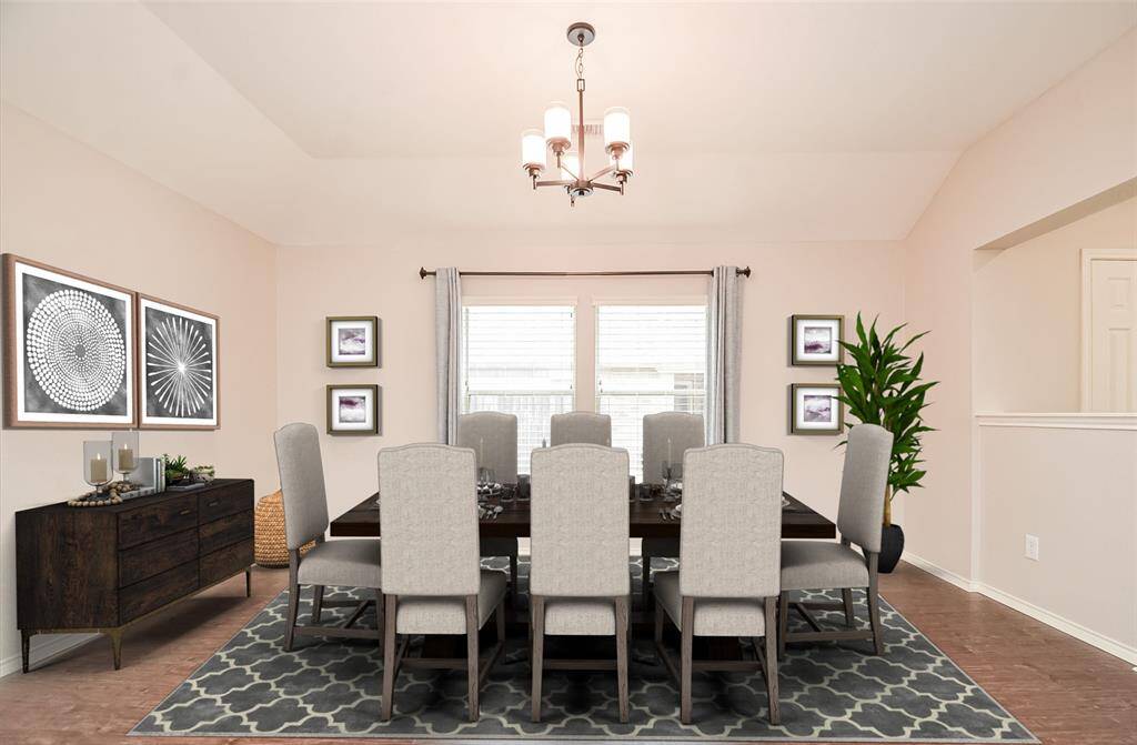 Dinning Room Virtually Staged