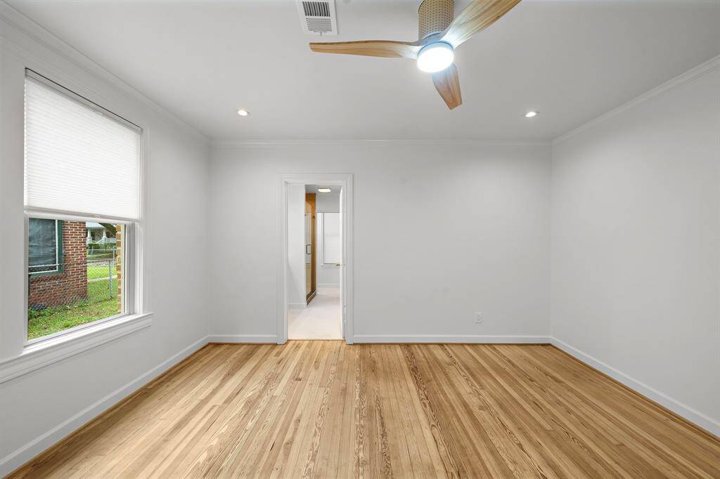 The front bedroom