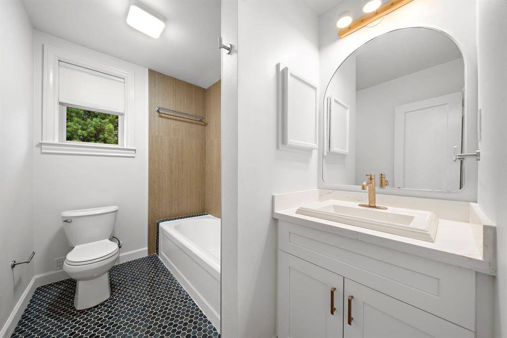 Hallway bathroom