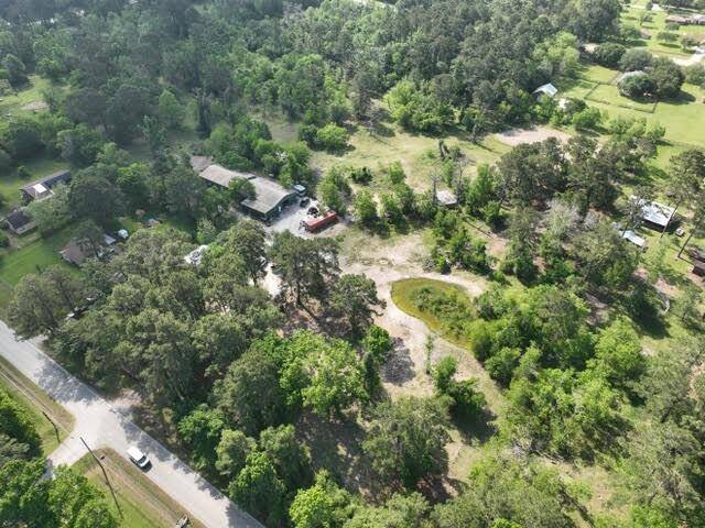 Partially cleared & partially wooded.