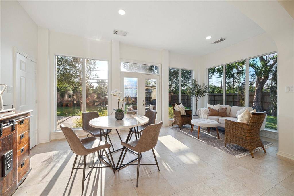 Formal Dining Room is just off the entry and is spacious and easily accessible from the kitchen.