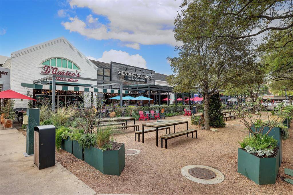 Rice Village Shops 10 minute drive from 4403 Meyerwood lot!