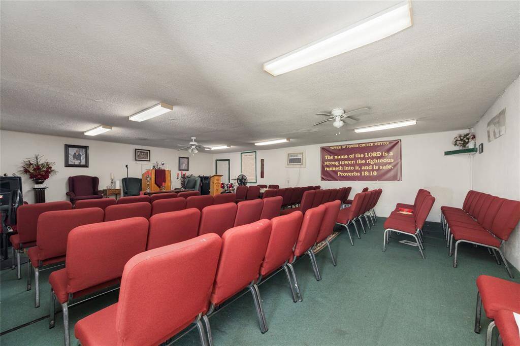 Previously, a single-family-residence, has been recently converted and used as a church.