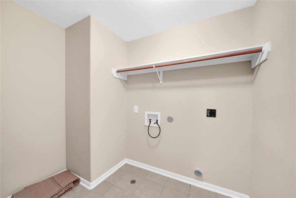 Laundry on the second level