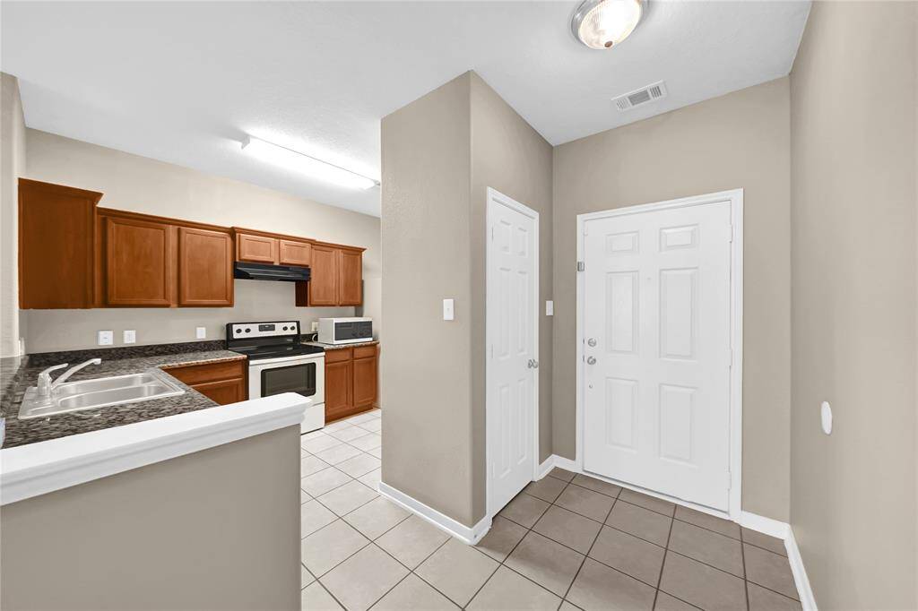 Entry and kitchen