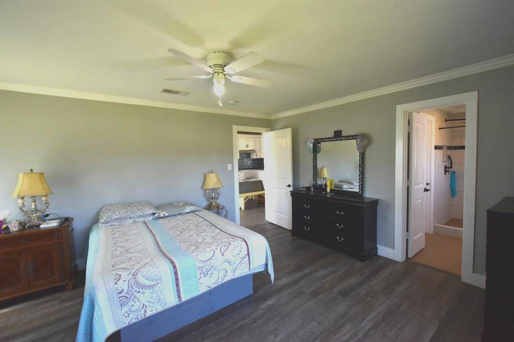 Spacious primary bedroom