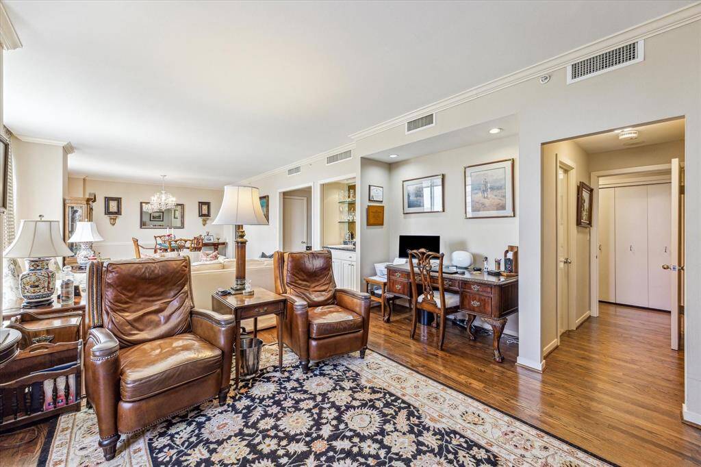 POOL AND SPA   This sparkling pool and spa are two of the many amenities offered at the Four Leaf Towers.  Located on 9 acres, additional amenities include tennis and pickleball courts, sauna, outdoor grills and picnic tables, dog runs and walking paths.