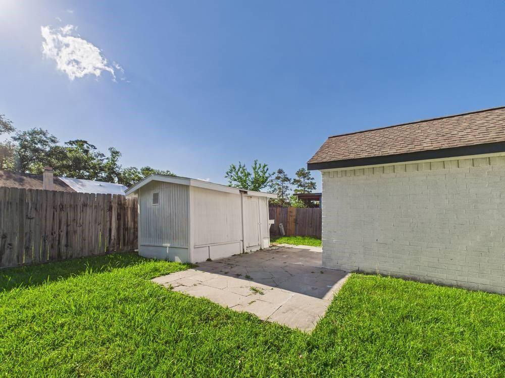 Shed on property for additional storage