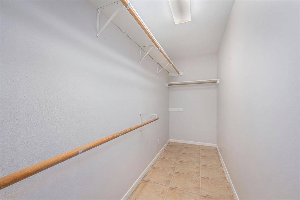 Very large closet in primary.