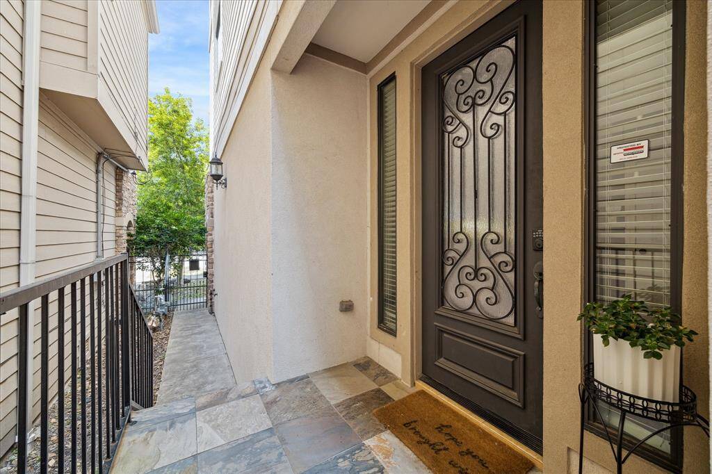 Your entrance is private and gated.  Come on in!