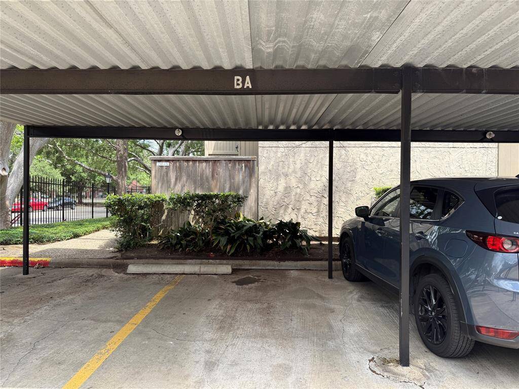 One assigned parking space.