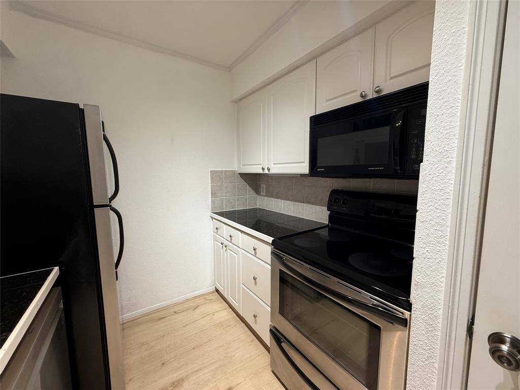 Stainless steel appliances.