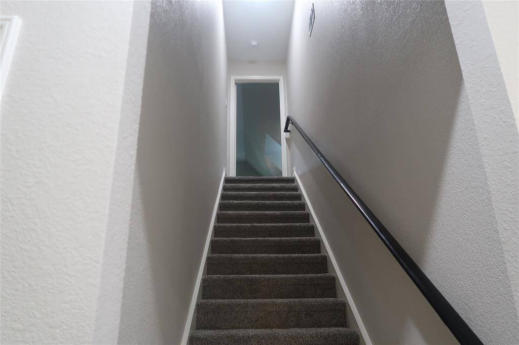 Stairs to upstairs room