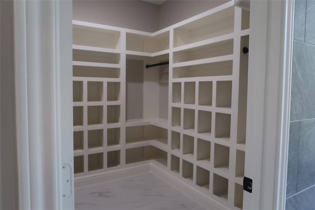 Primary closet